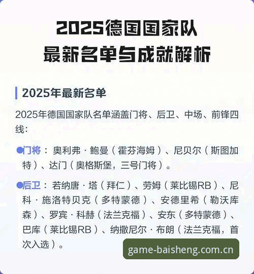 德国队世界杯名单解析与观赛实用指南